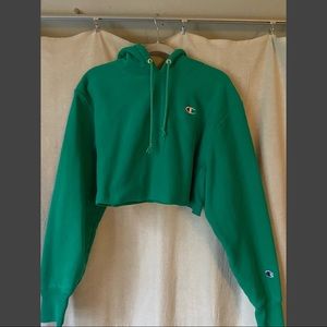Champion cropped hoodie